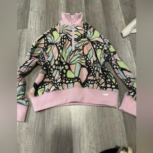 Justice girls half zip up